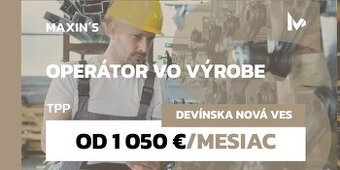 Stabilná práca vo výrobe I Na TPP | Nástup ihneď (p008)