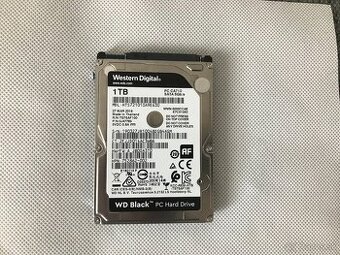 Western Digital BLACK disk sata 2,5" 1TB- 7200ot.