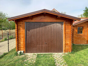 Montovaná drevená garáž