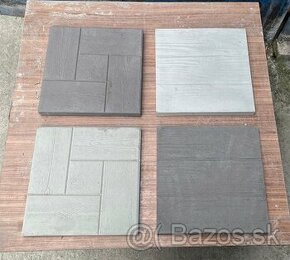 Terasová betónová dlažba imitácia dreva 30x30x3cm antracit