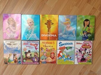 Predám rôzne detské DVD rozprávky