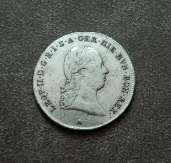 Predám 1/4 toliar 1791 A Leopold II.