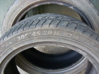 Letné pneu 205/45 R16