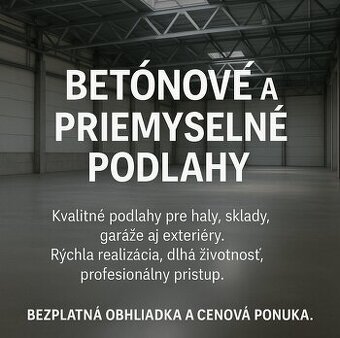 Betónové podlahy