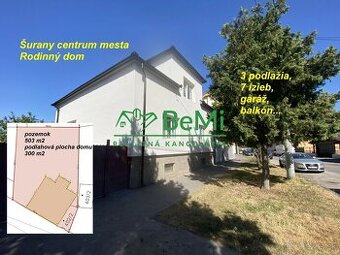 Šurany centrum mesta rodinný dom kompletná rekonštrukcia ID 