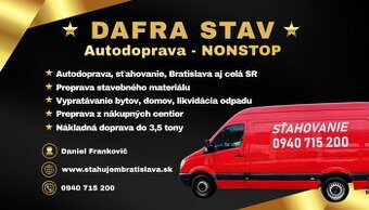 Preprava materialu,stahovanie,autodoprava-non stop