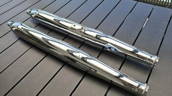 Chromované výfuky kyvacka, panelka, perak