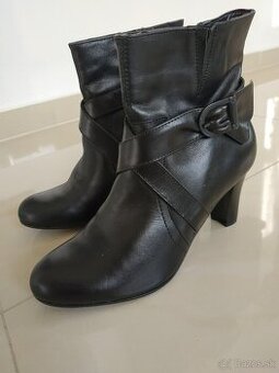 Kožené čižmy, veľkosť 40