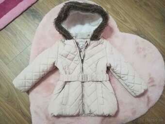 Detská krémová zimná bunda