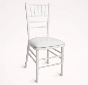 Chiavari stolička biela