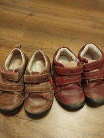 Dievčenské kožené topánky DD step