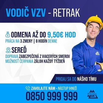 SKVELÁ PRÍLEŽITOSŤ na živnosť - Sereď - vodič RETRAK