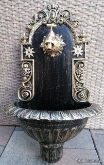 kovove zahradne umyvadlo 61cm zlata patina -40%