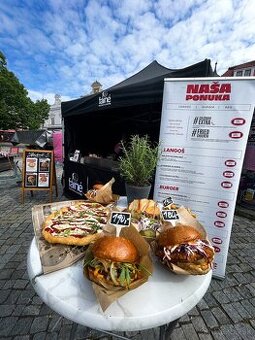 Street food stánok s komplet vybavením a rozbehnutou značkou