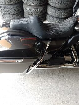 Gélové sedadlo na Harley Davidson