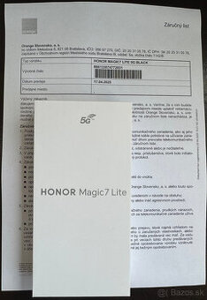 HONOR Magic 7 lite nový
