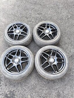Hliníkové disky BBS 5x112 R17 + pneu 225/45R17