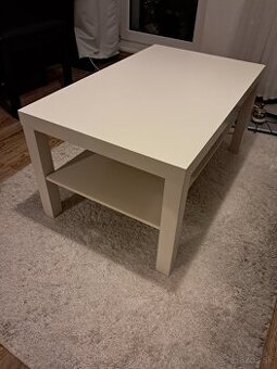 Biely konferenčný Ikea stolík