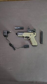 Airsoft pistoľ' CYMA AEP CM030 ver.II + Kolimátor SQUARE Gu