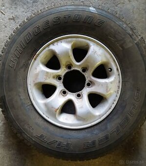 Elektrón 6x139,7 R15 + pneu Bridgestone