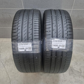 Letné pneumatiky 235/55 R17 CONTINENTAL DOT2124