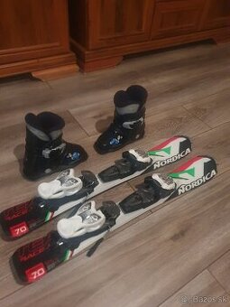 Predam lyz.set NORDICA,70 cm,lyz.cislo 28,MP 17,5