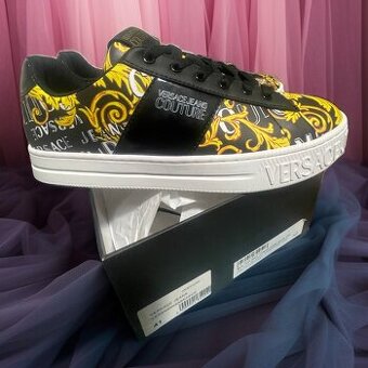 Versace Jeans Couture  veľkosť 41  Sneakersy 74VA3SKA Čierna
