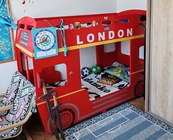 Detská poschodová posteľ LondonBus