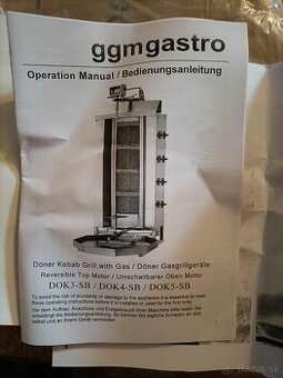 Plynový horák na kebab