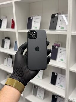 ZÁRUKA 2 ROKY /  Apple iPhone 15 128GB Black, 100% ZDRAVIE