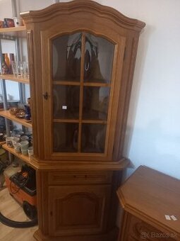 Rustikalna komoda  + závesná skrinka