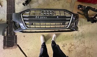 audi a4 nárazník b9 2019+  maska poskodená