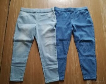 PEPCO dámske džeginsy vel. 44 plus size XXL (NOVÉ) 2ks