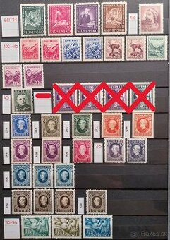 Známky - SLOVENSKÝ ŠTÁT