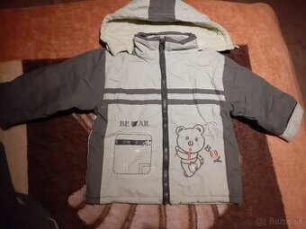 Chlapčenský zimný komplet - vetrovka a oteplováky