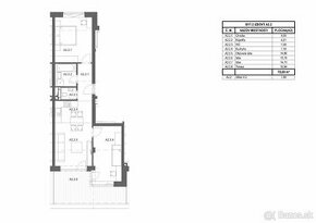 3-izbový byt s terasou v komplexe Galanta WEST L A.2.2 - rez - 1