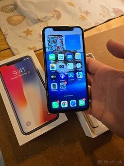 Predam iphone x space grey 256 gb