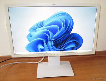 2K LCD monitor Fujitsu 27" P27T-7 - 2560x1440, repro, biely