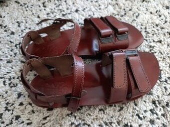 Nové pánske kožené sandále Camel - veľ. 44