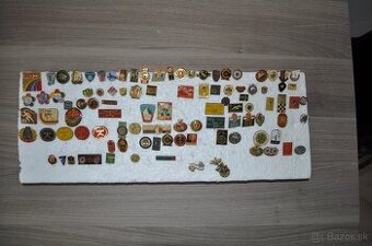 6 720 ks odznakov ČSSR – priemysel, šport, mestá – iba celok