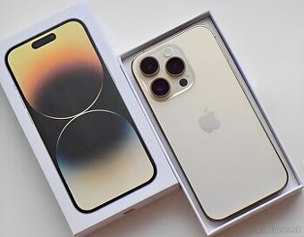 iPhone 14 Pro Gold BATERIE 100% TOP