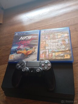 Playstation 4 800gb z hrami need for speed,gta5