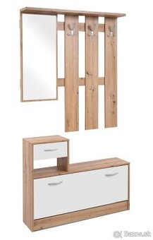 Predsieňová zostava - dub sonoma/biela