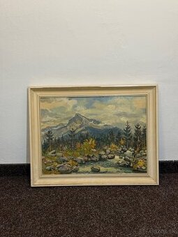 Obraz V. Formánek, Tatry - Kriváň