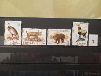 Poštové známky č.468 - ŠPANIELSKO - 15 sérií