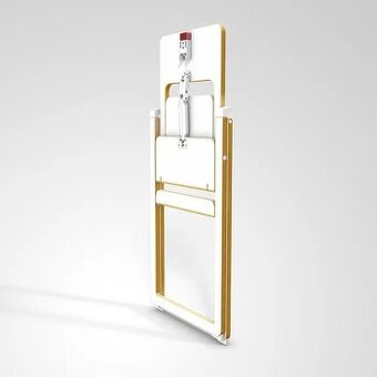 Ultra tenká drevena jedalenska stolicka SUPAFLAT