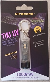 💡💡💡 Nová nerozbalená mini baterka Nitecore Tiki UV💡💡💡