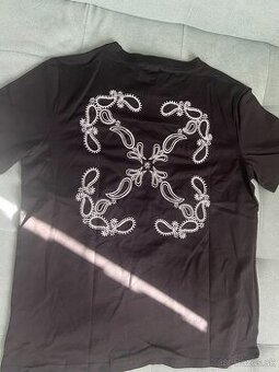 OFF WHITE T-SHIRT FLOWER