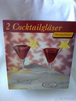 Koktejlové poháre – 2 ks