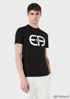 panske tricko EMPORIO ARMANI velkost XL cierne /ORIGINAL/